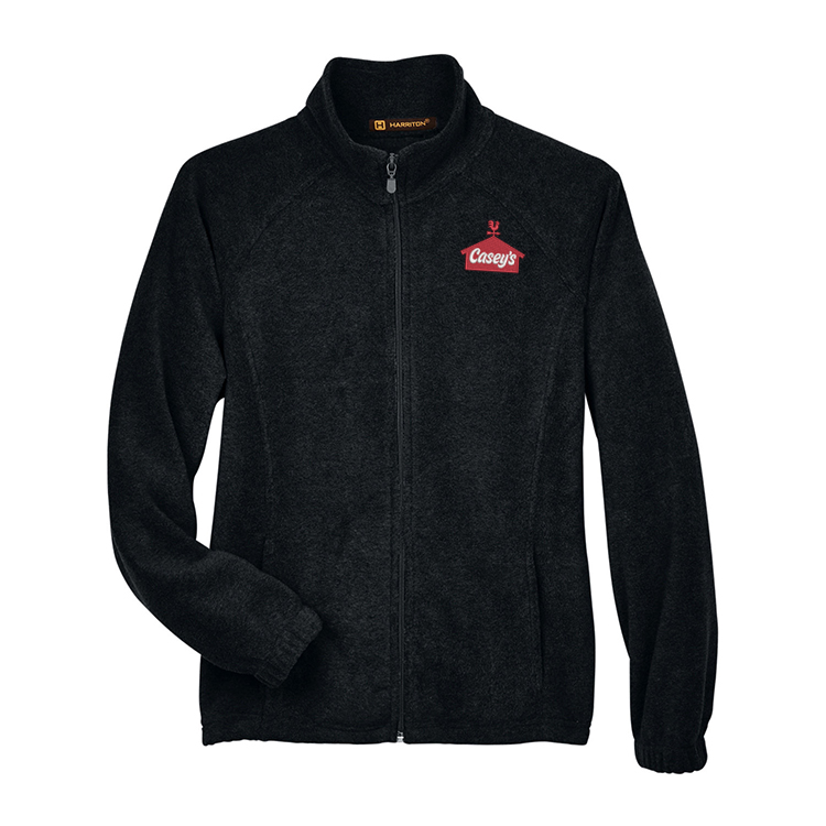 CGR M990W F Blk FullZip Fleece-Embr