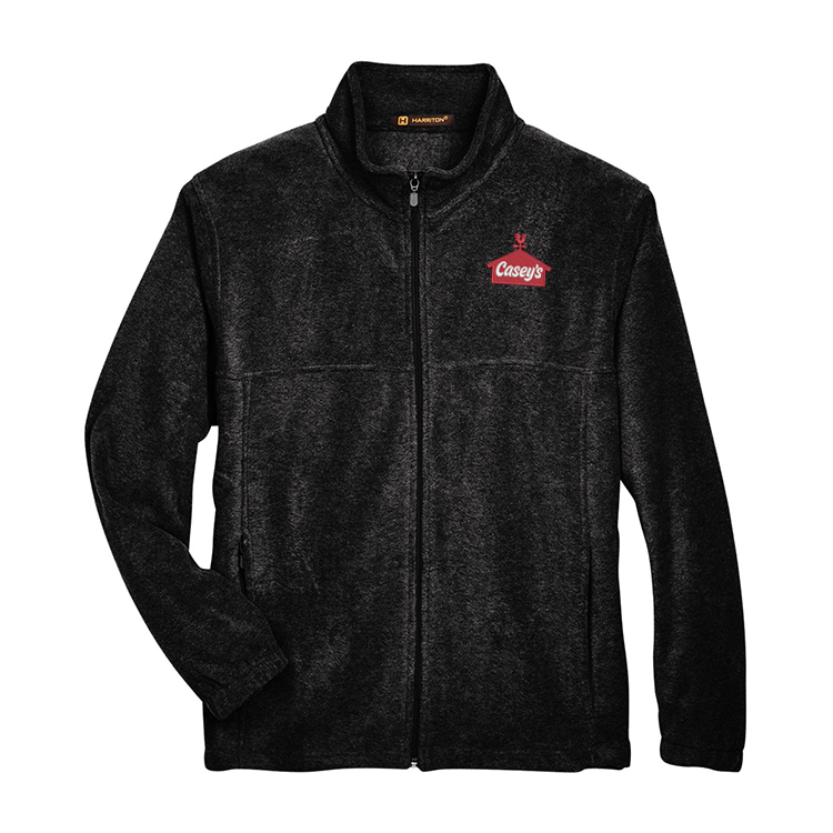 CGR M990 U Blk Full Zip Fleece-Embr